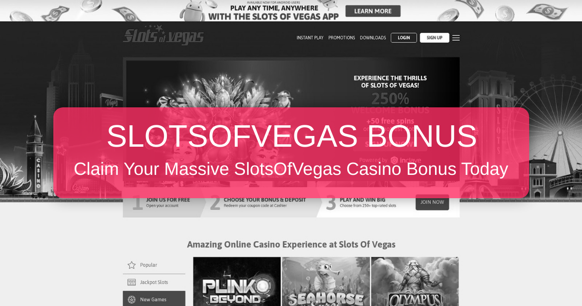 Slots of Vegas Casino Bonuses - Best Offers 2026 USA